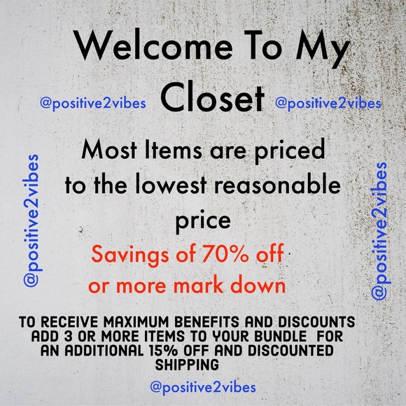Welcome to @positive2vibes Closet - Picture 3 of 3